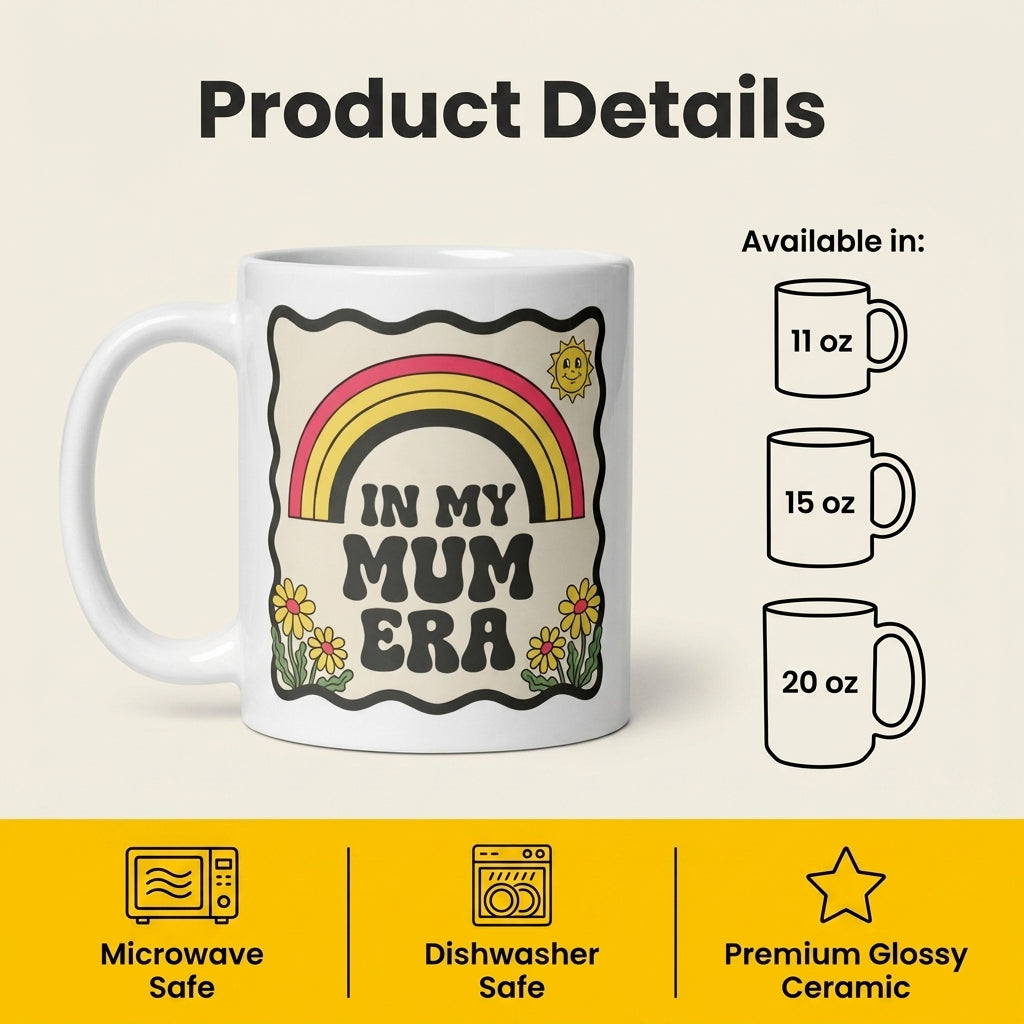 In My Mum Era Funny Mother’s Day Mug Gift for Mum