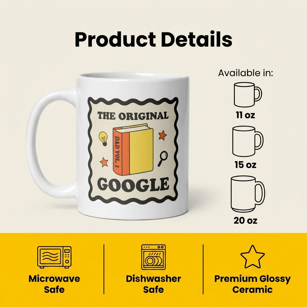 The Original Google Funny Father’s Day Mug Gift for Dad