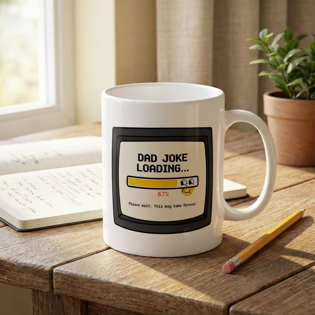 Dad Joke Loading Funny Father’s Day Mug Gift for Dad