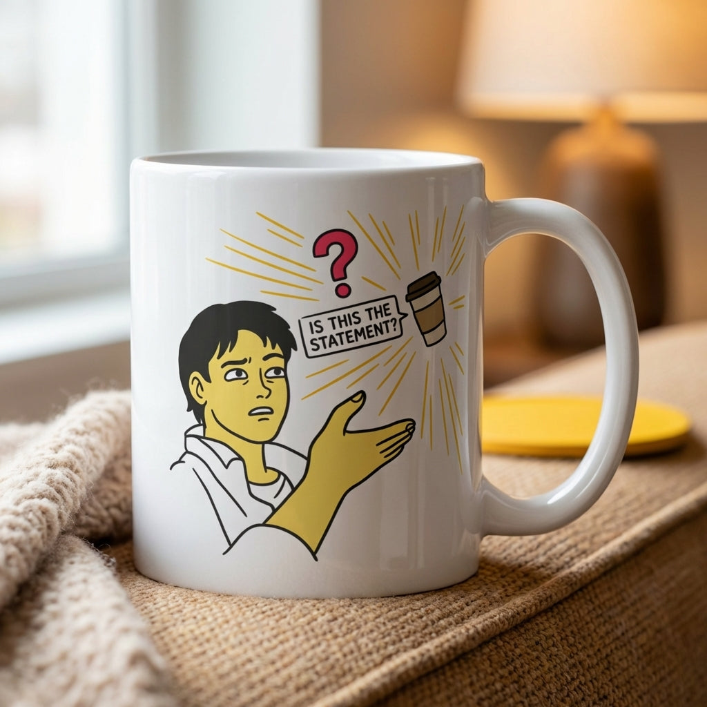 Is This the Statement Funny Lawyer Coffee Mug for Legal Humor