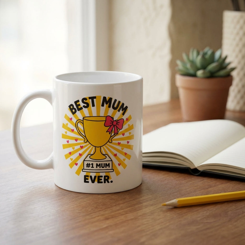 Best Mum Ever Funny Mother’s Day Mug Gift for Mom
