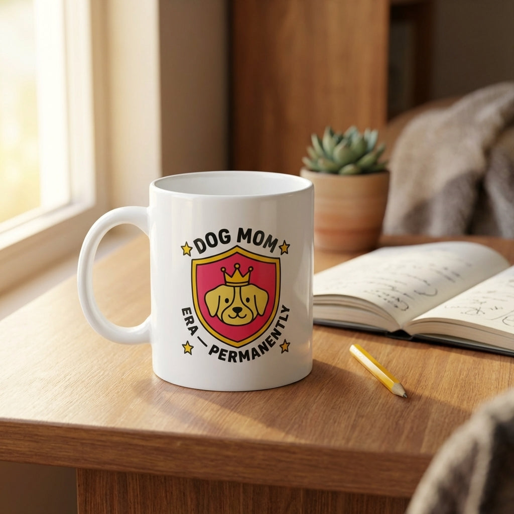 Dog Mom Era Permanently Funny Dog Mug for Dog Lovers