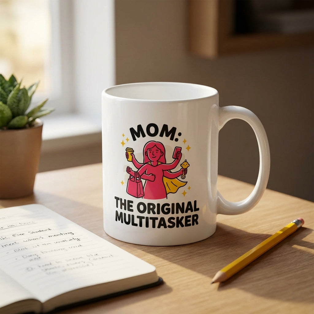 Mom The Original Multitasker Funny Mother’s Day Mug Gift for Mom