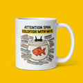 Attention Span Goldfish With Wi Fi Funny ADHD Coffee Mug