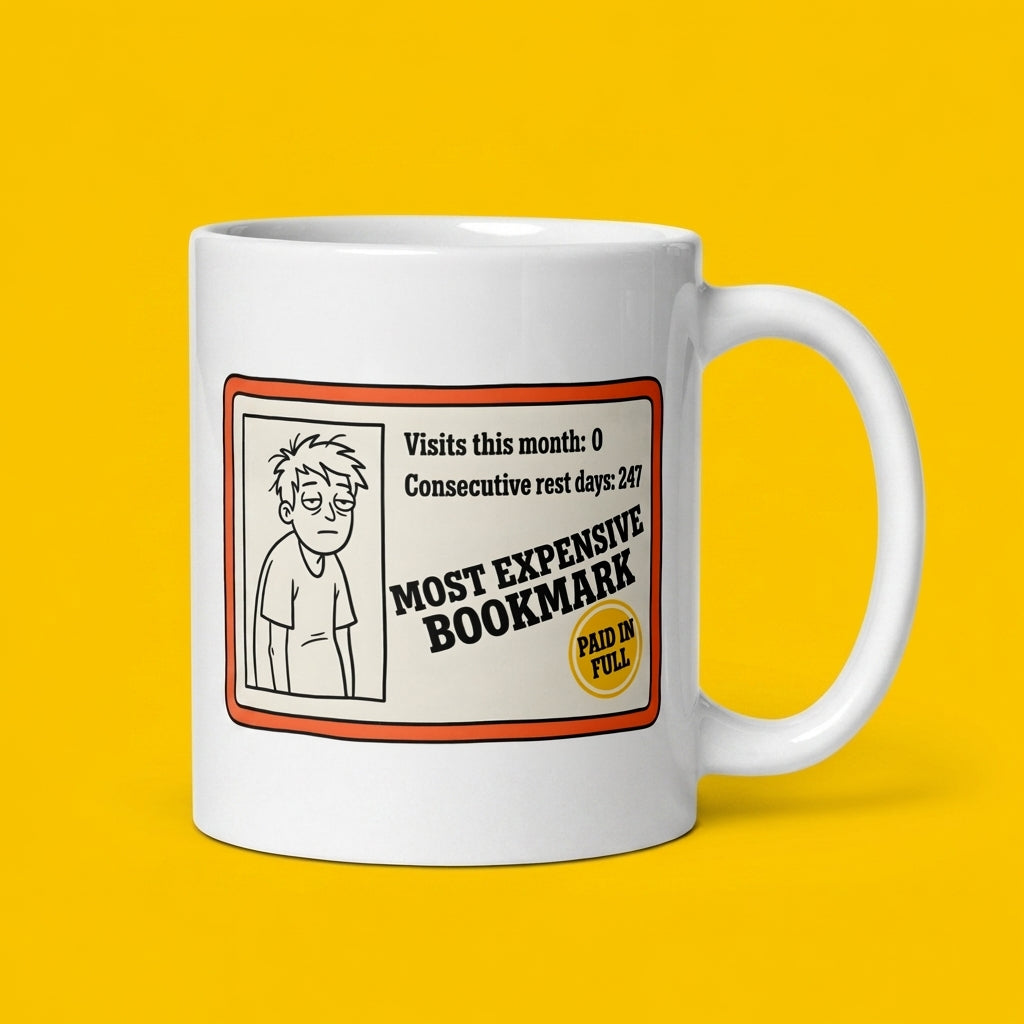 Most Expensive Bookmark Funny Book Lover Mug for Readers