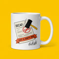 Decaf Just a Dirty Mug Funny Coffee Mug for Caffeine Lovers