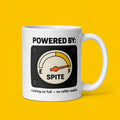 Powered by Spite Funny Sarcastic Coffee Mug for Coworkers