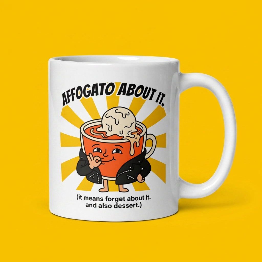 Affogato About It Funny Coffee Dessert Mug for Coffee Lovers