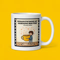Romanticising My Morning Routine Funny Coffee Mug for Cozy Mornings