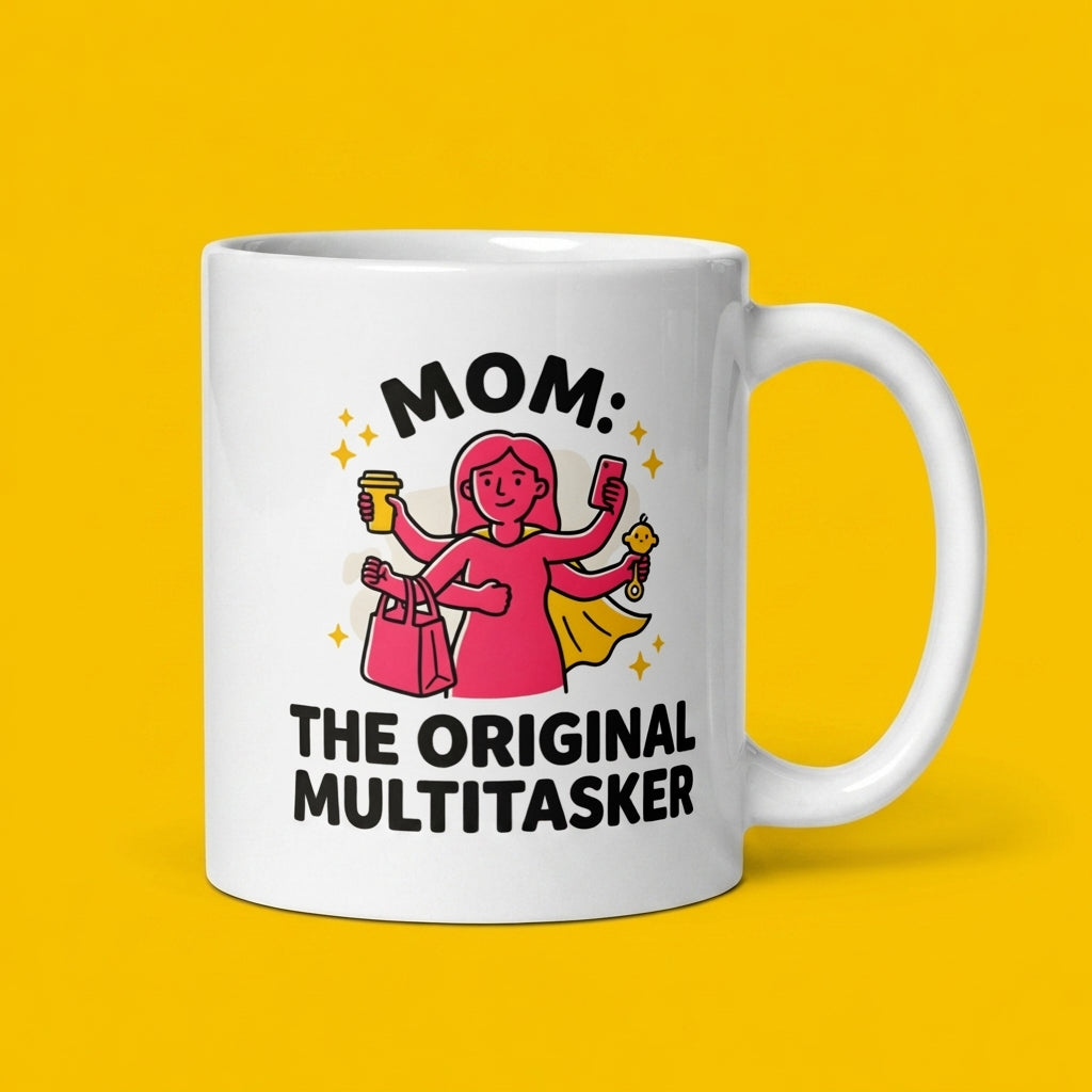 Mom The Original Multitasker Funny Mother’s Day Mug Gift for Mom