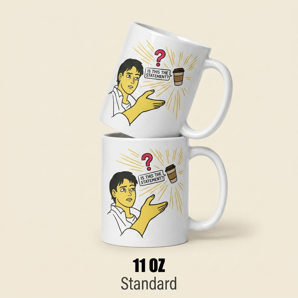 Is This the Statement Funny Lawyer Coffee Mug for Legal Humor