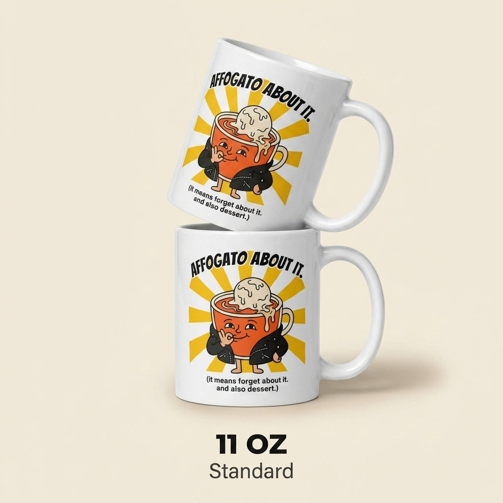Affogato About It Funny Coffee Dessert Mug for Coffee Lovers