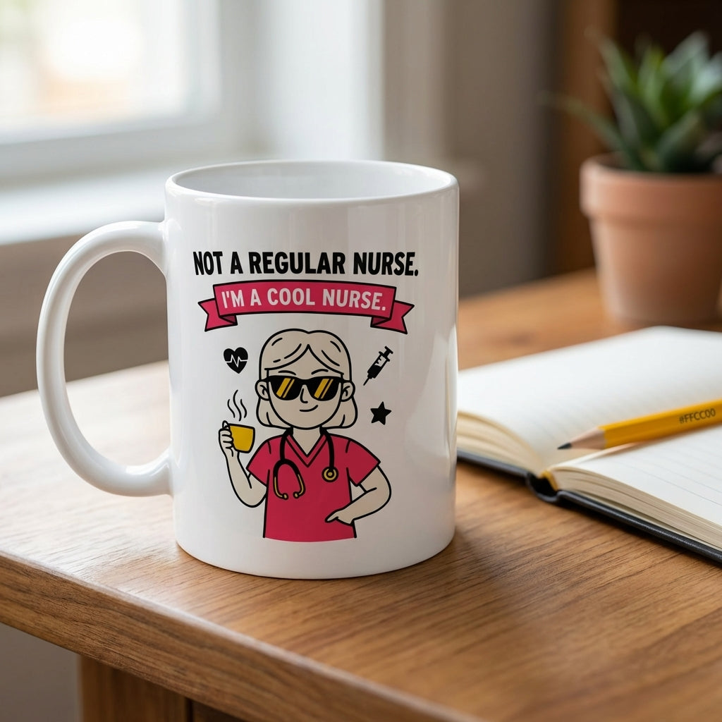 Not a Regular Nurse Im a Cool Nurse Funny Nurse Mug Gift