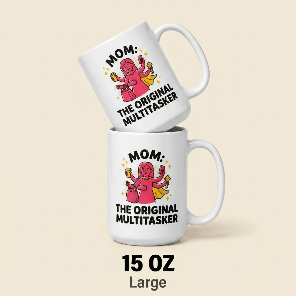Mom The Original Multitasker Funny Mother’s Day Mug Gift for Mom