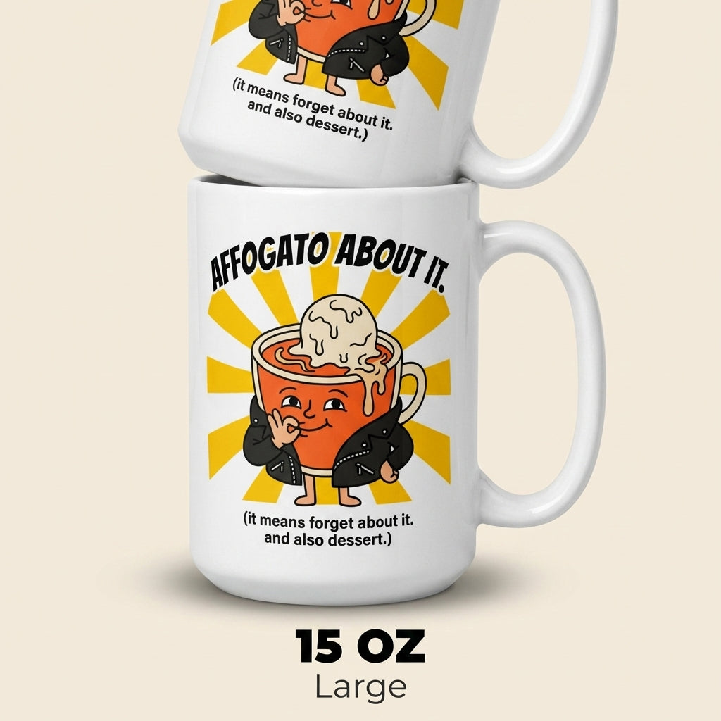 Affogato About It Funny Coffee Dessert Mug for Coffee Lovers