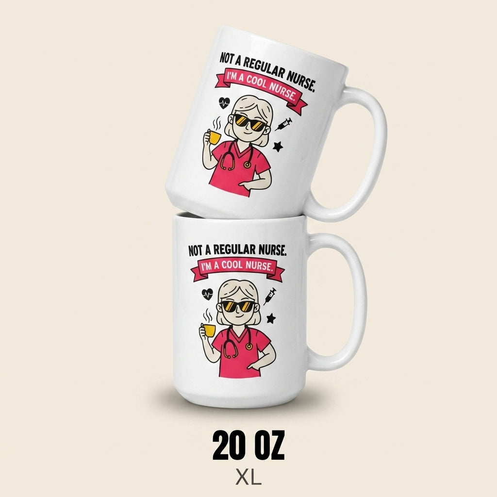 Not a Regular Nurse Im a Cool Nurse Funny Nurse Mug Gift