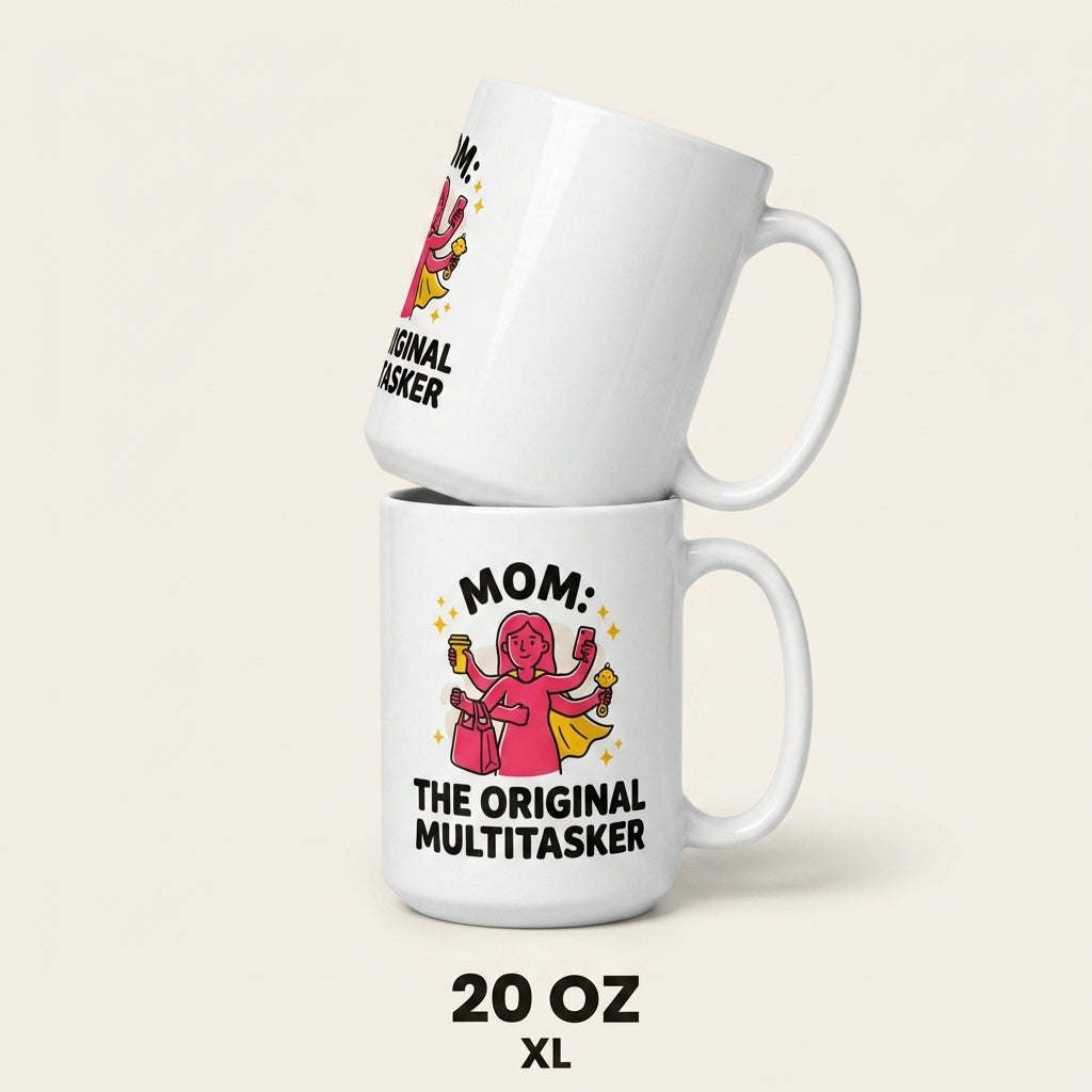 Mom The Original Multitasker Funny Mother’s Day Mug Gift for Mom