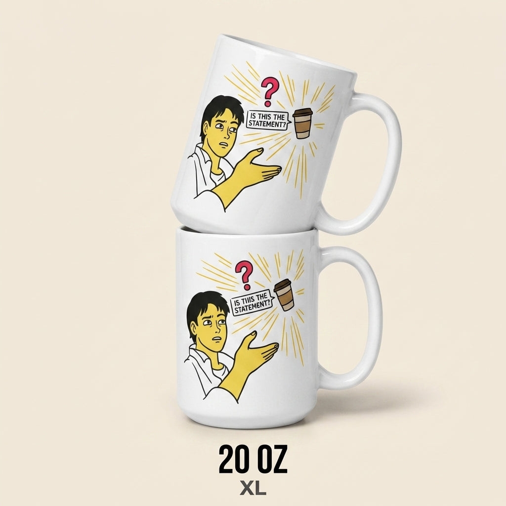 Is This the Statement Funny Lawyer Coffee Mug for Legal Humor