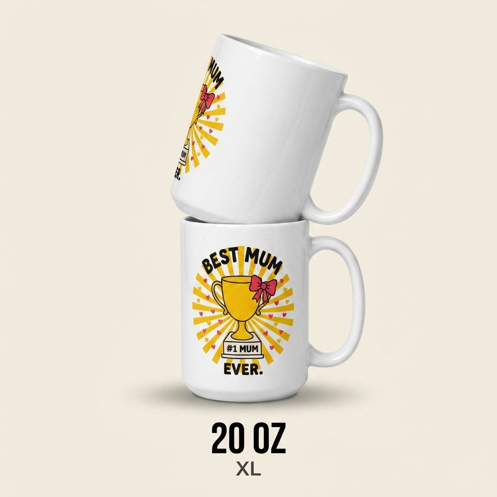 Best Mum Ever Funny Mother’s Day Mug Gift for Mom